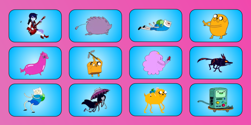 Collection de Barres de Progression Adventure Time pour YouTube