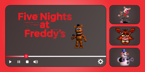 Five Nights at Freddy's Progress Bar Collection for YouTube