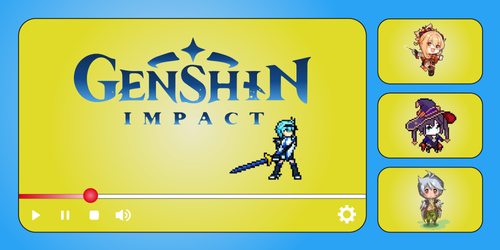 Genshin Impact Progress Bar Collection for YouTube