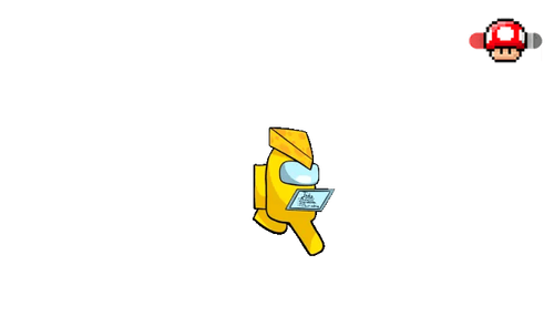 Among Us Yellow Character Cheese Hat