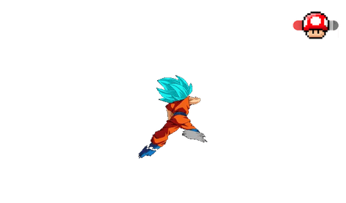Dragon Ball Super Saiyan Blue Kick