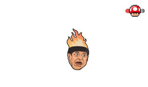 Home Alone Harry Lyme on Fire