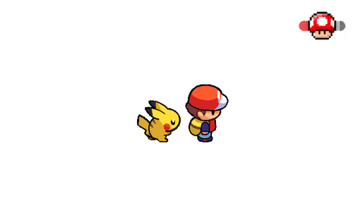 Pokémon Ash and Pikachu Walking