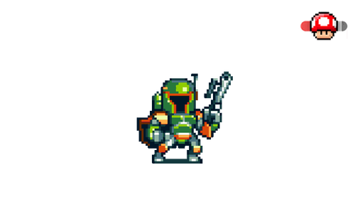 Star Wars Boba Fett Pixel Ready