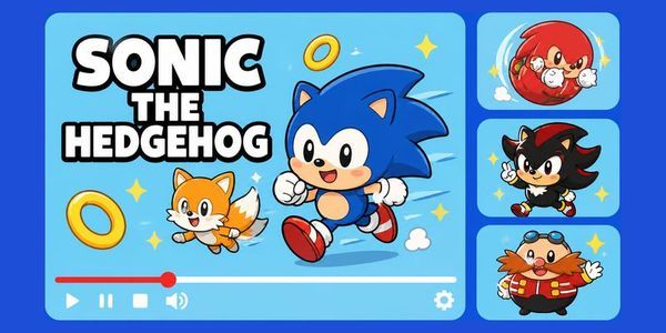 Sonic the Hedgehog collection cover - 8 - custom-progressbar.com