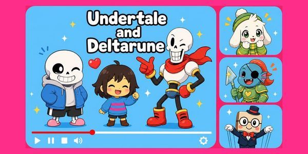 Undertale and Deltarune collection cover - 7 - custom-progressbar.com
